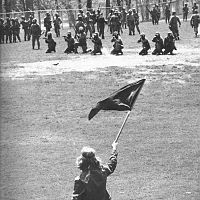 Government Sponsored Terrorism.  The National Guard fires upon unarmed students protesting the Vietnam War at Kent State University May 4th 1970.