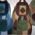 Patchwork Backpack w/BuiltIn Padded Pouch