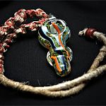 Handblown Glass Pipe on a rope