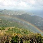 View from top of Tortola, British Virgin Islands