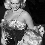 Jayne Mansfield keeps abreast of Marilyn Monroe