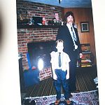 Me and son in the late 90's