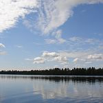 Sky and water