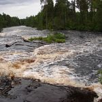 Rafting down the river