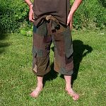Patchwork shorts / pants