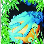 Zoe Greeting Card from the Cannabis College