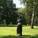 In the garden at the Kroller-Muller