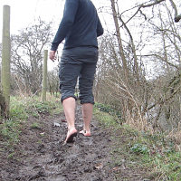 Barefoot in the Essex Countryside