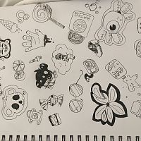 travel doodles