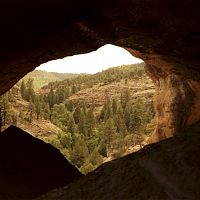 View from the cave