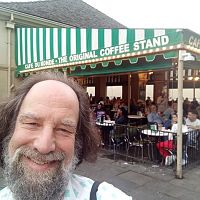 Duncan at Café du Monde, New Orléans