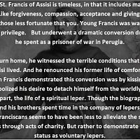 St. Francis Of Assisi And The Leper.