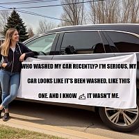 Who Washed My Car Recently?