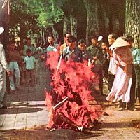 Buddhist monk self-immolation to protest Vietnam War