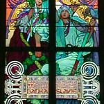 Mucha Stain Glass - Prague Castle