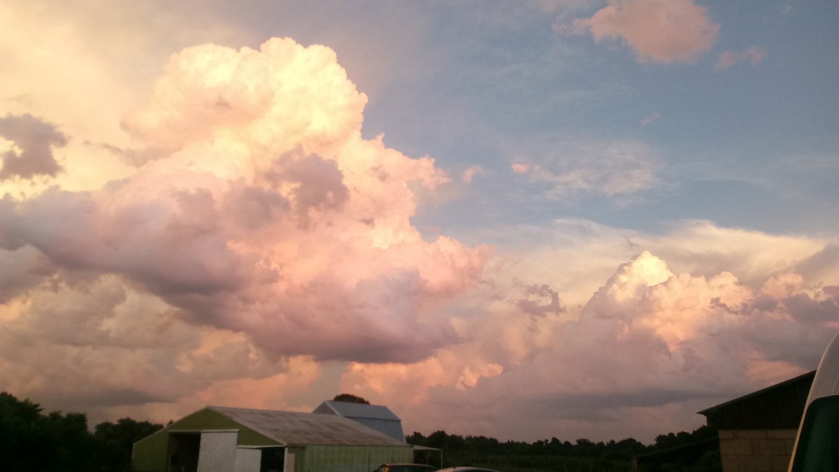 A storm movin' through