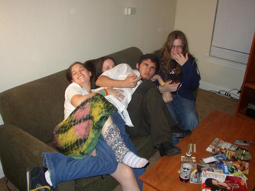 Dogpile on the couch